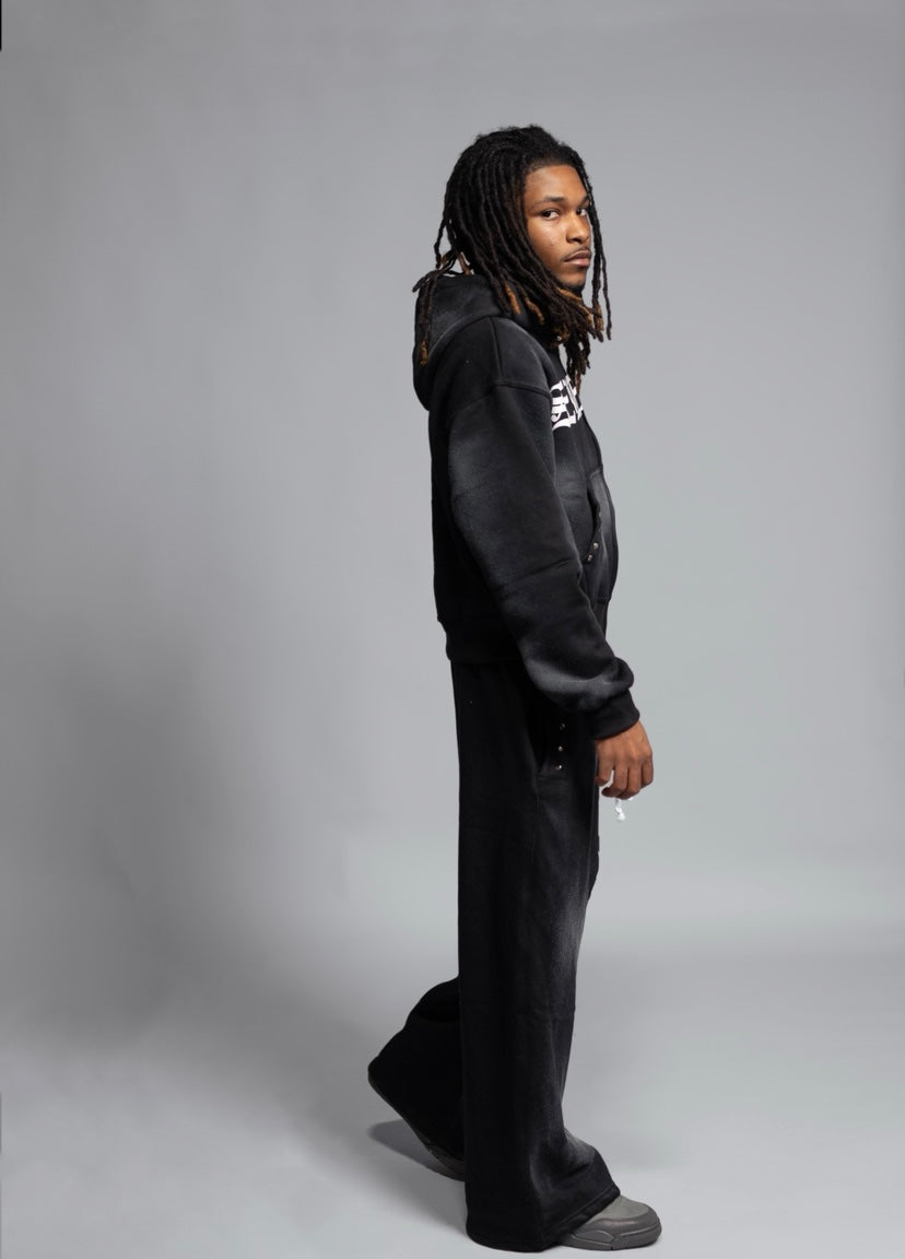 Black Uniform Hoodie