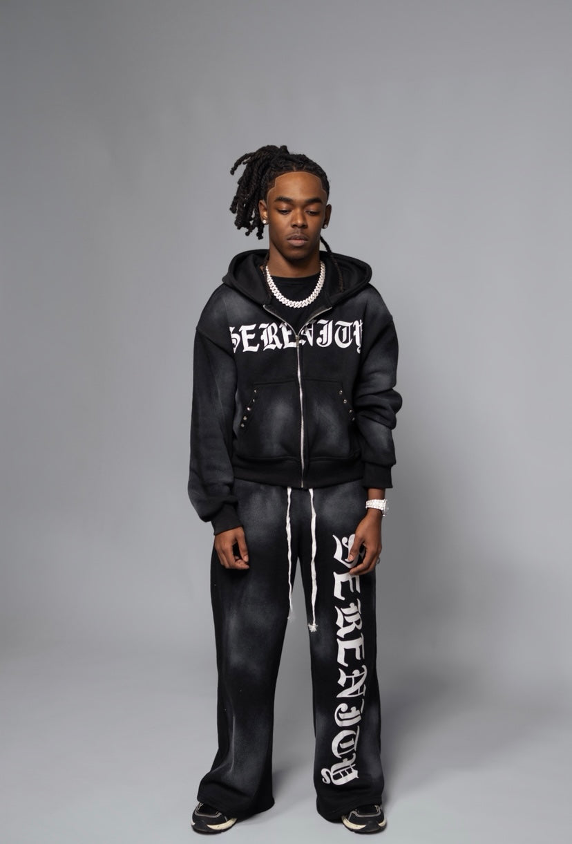 Black Uniform Hoodie