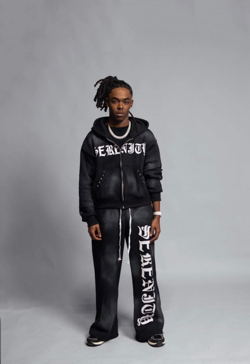 Black Uniform Hoodie