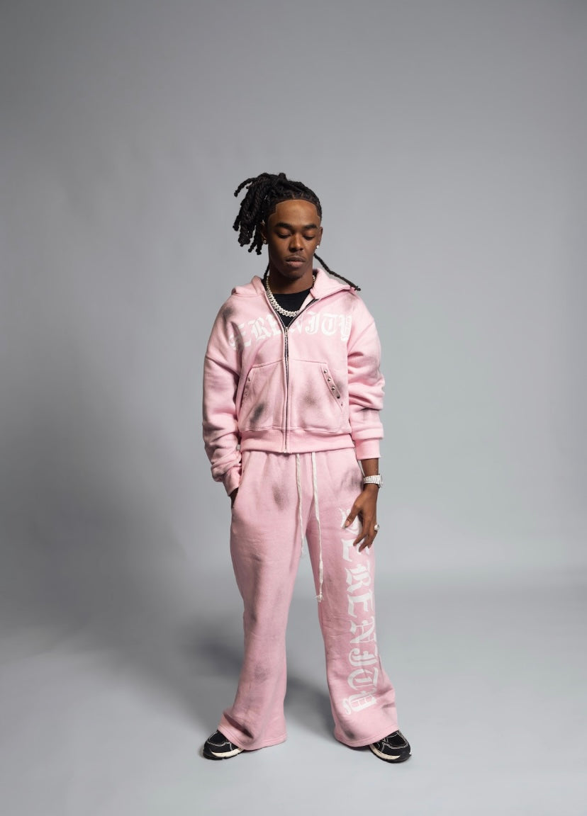 Pink Dirty Uniform Hoodie
