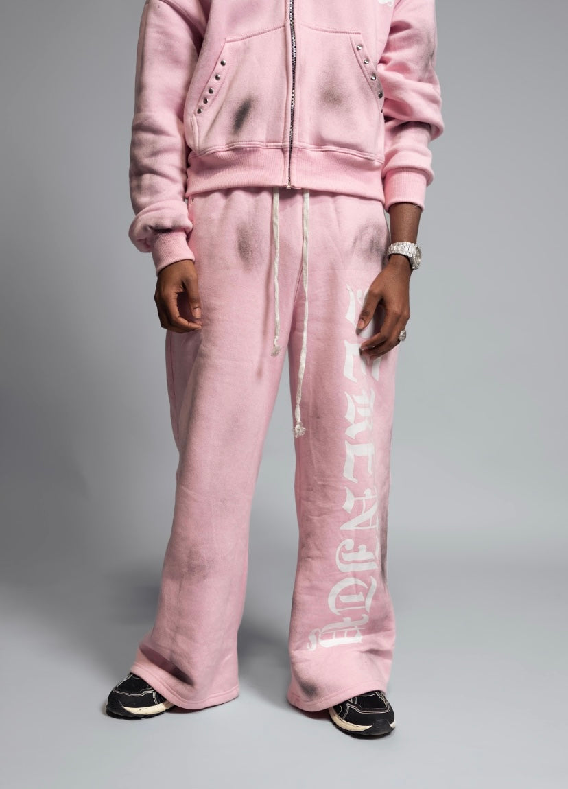 Pink Dirty Uniform Sweats