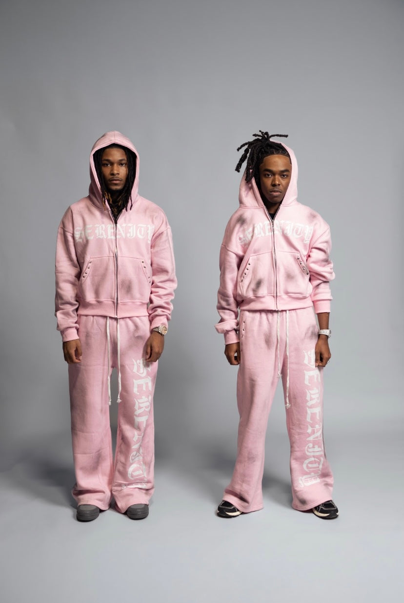 Pink Dirty Uniform Sweats