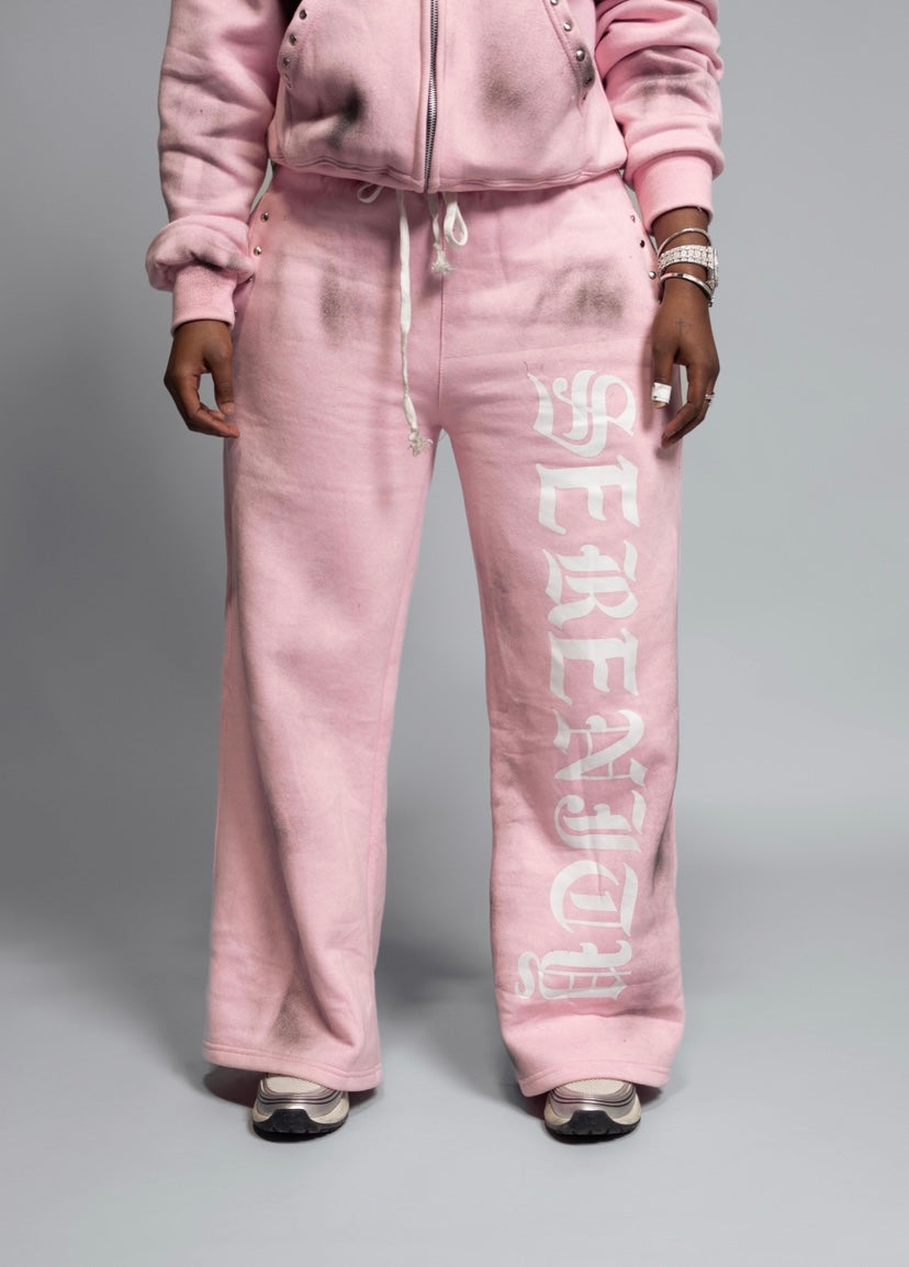 Pink Dirty Uniform Sweats