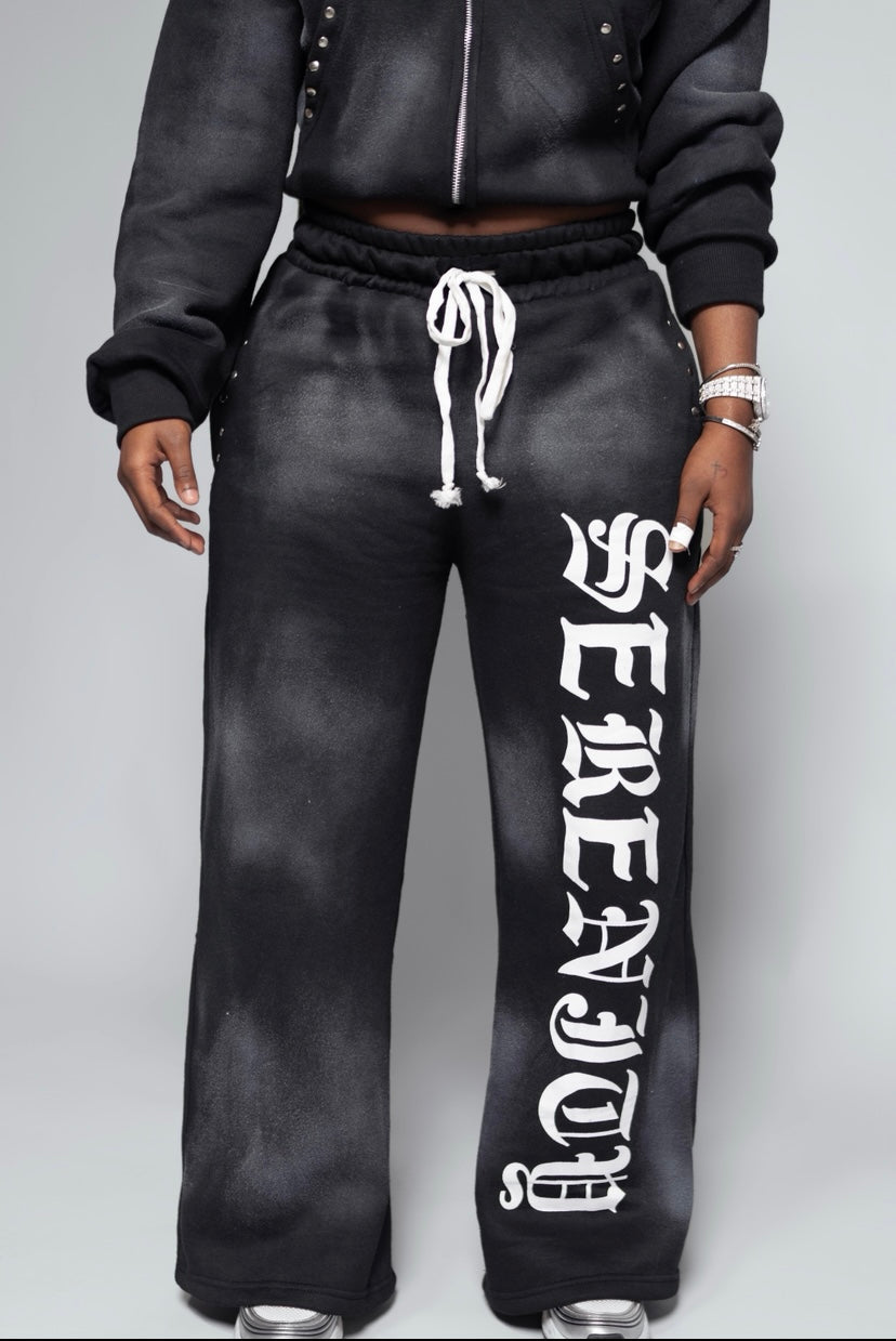 Black Uniform Sweats